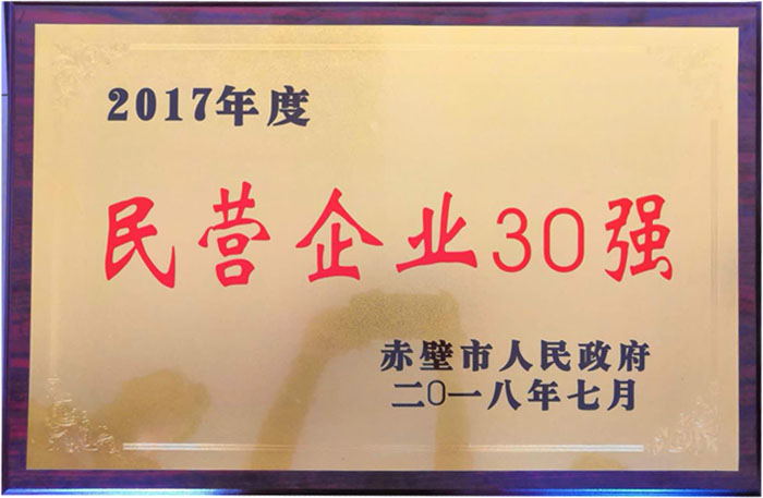 民营企业30强（2018.7）